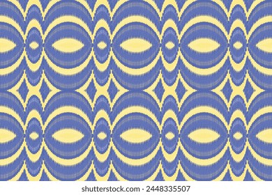 abstract color Ikat seamless pattern design