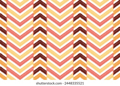 abstract color Ikat seamless pattern design