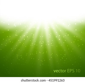 Abstract color image on a black background wave