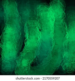 Abstract color isolated illustration on black background. Full color flow wave trendy background.  Vector illustration