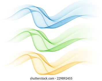Abstract color isolated waves
