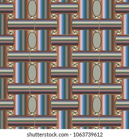 Abstract color knited seamless pattern for new background.