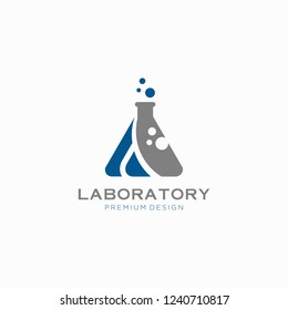 Abstract color lab logo . vector laboratory, chemical, medical test logo, icon.Colorful modern design with bulbs and bottles,science lab logo, illustration of atomic nucleus vector design, 

