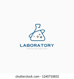 Abstract Color Lab Logo Vector Laboratory Stock Vector (Royalty Free ...