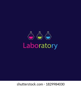 Abstract Color Lab Logo Vector Laboratory Stock Vector (Royalty Free ...