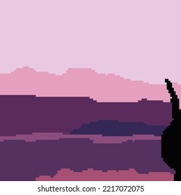 Abstract color of landscape vector stock background