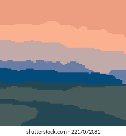 Abstract color of landscape vector stock background