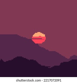 Abstract color of landscape vector stock background