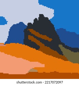 Abstract color of landscape vector stock background