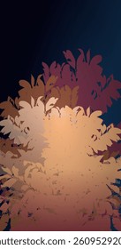 abstract color leaf background vector illustration