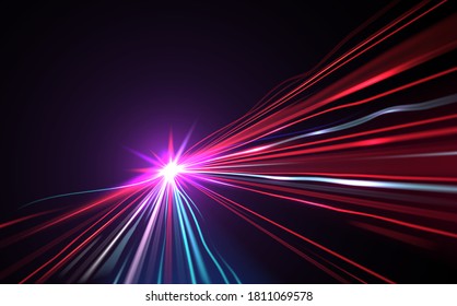 Abstract color lights motion background