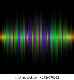 Fondo oscuro de la línea de color abstracto. Tira de color azul violeta brillante azul violeta. Fondo multicolor