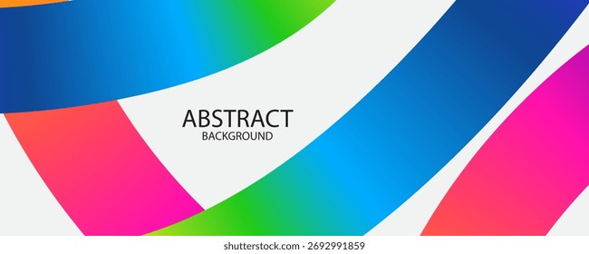 Abstract Color Lines background. with Wave Color Shapes Pattern. Rainbow Colored Fluid Graphic Elements. Posters with 3D Wavy and Spiral Ribbons, colorful waves cards, cover, flayer, cover banner.