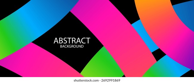 Abstract Color Lines background. with Wave Color Shapes Pattern. Rainbow Colored Fluid Graphic Elements. Posters with 3D Wavy and Spiral Ribbons, colorful waves cards, cover, flayer, cover banner.