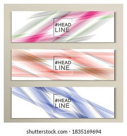 Líneas de color abstractas para diseñar cubiertas y banderas