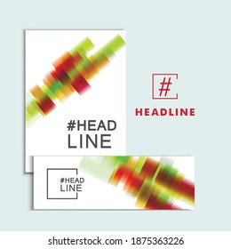Abstract color lines to design covers, books, banners, posters