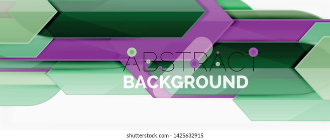 Abstract color lines dynamic background, modern material design style. Vector illustration