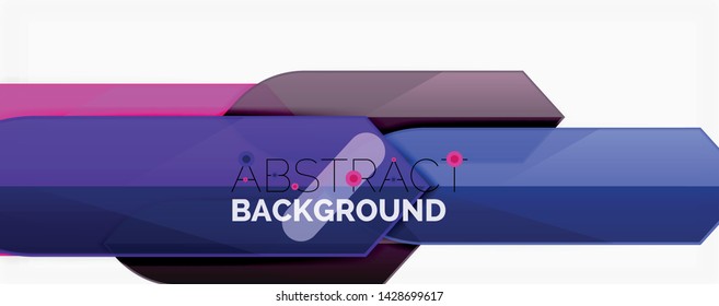 Abstract color lines dynamic background, modern material design style. Vector illustration