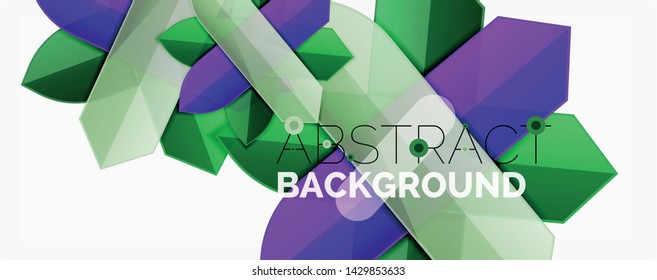 Abstract color lines dynamic background, modern material design style. Vector illustration