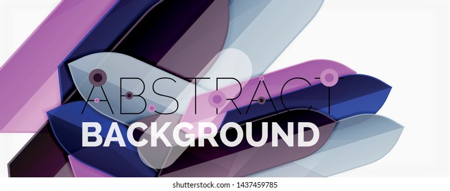 Abstract color lines dynamic background, modern material design style. Vector illustration