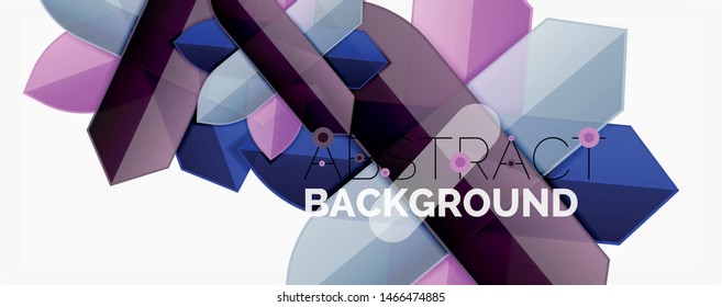 Abstract color lines dynamic background, modern material design style. Vector illustration