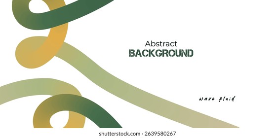 Abstract Color Lines with a Gradient on a White Background. Vector Curved Shapes - Design Elements for Pattern and Posters. 3D Wave Doodle Ribbons