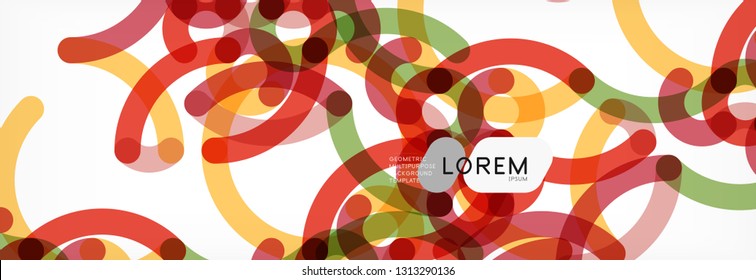 Abstract color lines on white. Modern colorful flow poster wave. Art design for your project. Vector illustration