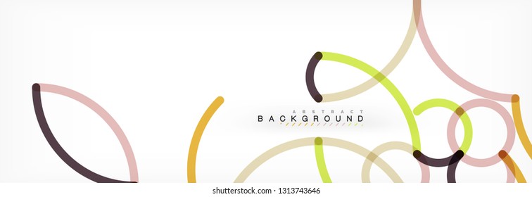 Abstract color lines on white. Modern colorful flow poster wave. Art design for your project. Vector illustration