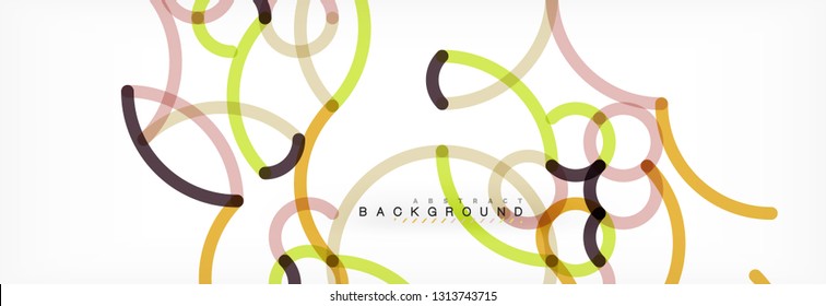 Abstract color lines on white. Modern colorful flow poster wave. Art design for your project. Vector illustration