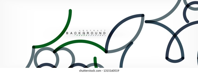 Abstract color lines on white. Modern colorful flow poster wave. Art design for your project. Vector illustration