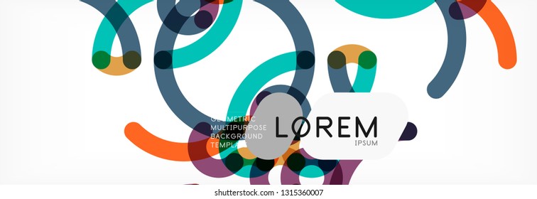 Abstract color lines on white. Modern colorful flow poster wave. Art design for your project. Vector illustration