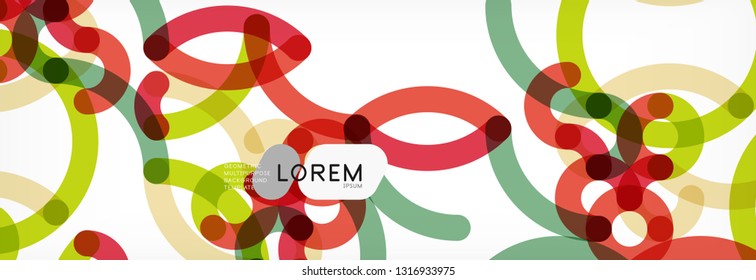 Abstract color lines on white. Modern colorful flow poster wave. Art design for your project. Vector illustration