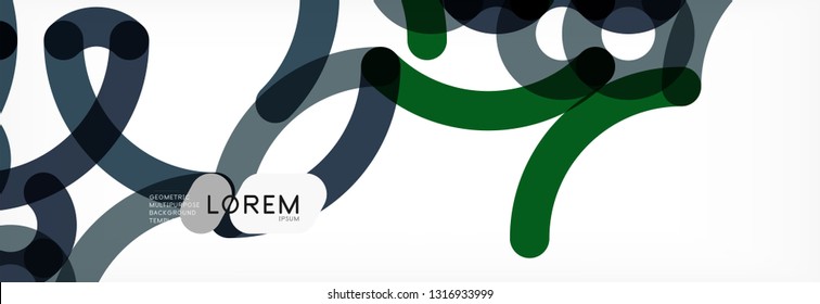 Abstract color lines on white. Modern colorful flow poster wave. Art design for your project. Vector illustration