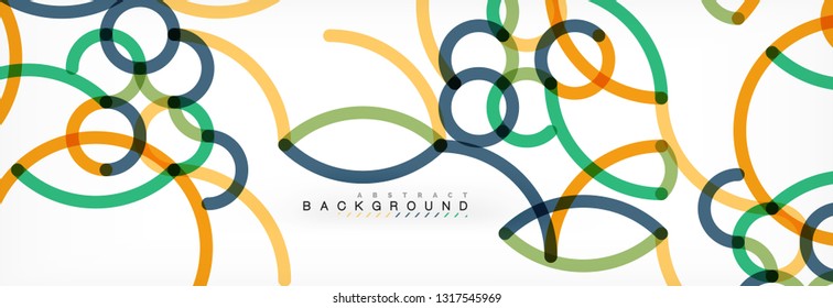 Abstract color lines on white. Modern colorful flow poster wave. Art design for your project. Vector illustration