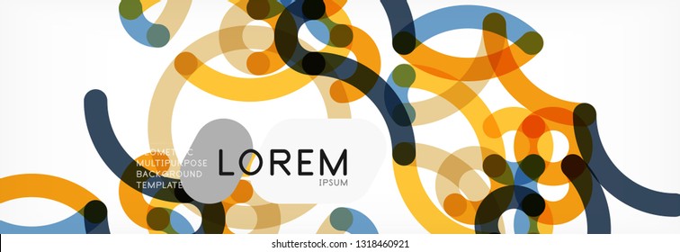 Abstract color lines on white. Modern colorful flow poster wave. Art design for your project. Vector illustration