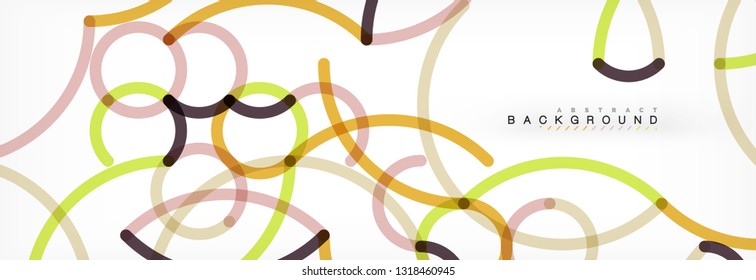 Abstract color lines on white. Modern colorful flow poster wave. Art design for your project. Vector illustration