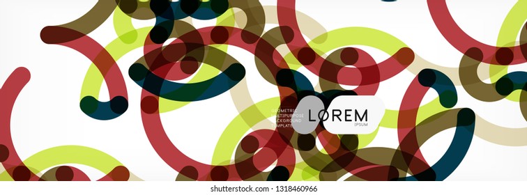 Abstract color lines on white. Modern colorful flow poster wave. Art design for your project. Vector illustration