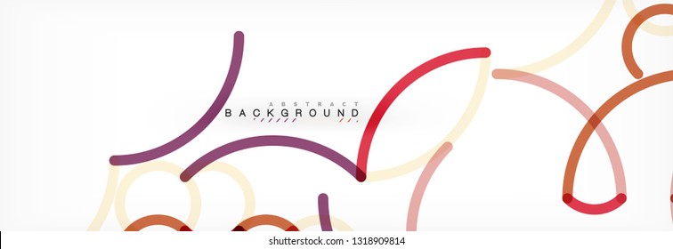 Abstract color lines on white. Modern colorful flow poster wave. Art design for your project. Vector illustration