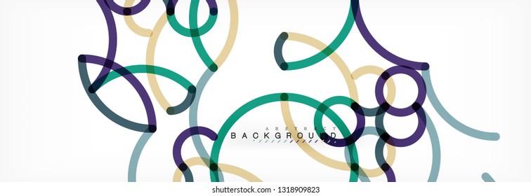 Abstract color lines on white. Modern colorful flow poster wave. Art design for your project. Vector illustration