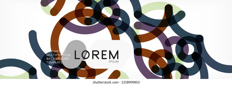 Abstract color lines on white. Modern colorful flow poster wave. Art design for your project. Vector illustration