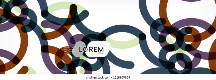 Abstract color lines on white. Modern colorful flow poster wave. Art design for your project. Vector illustration