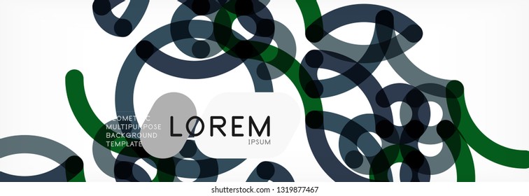 Abstract color lines on white. Modern colorful flow poster wave. Art design for your project. Vector illustration