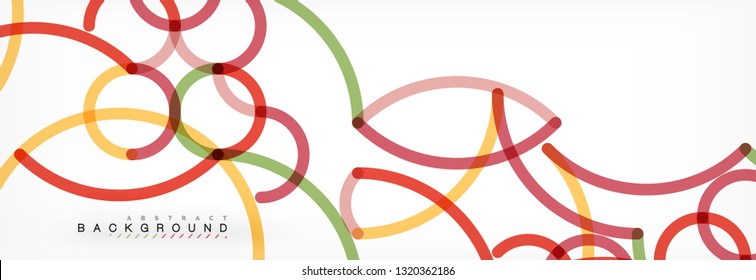 Abstract color lines on white. Modern colorful flow poster wave. Art design for your project. Vector illustration