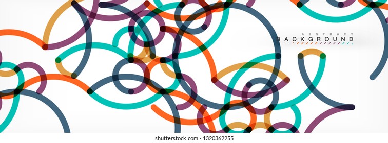 Abstract color lines on white. Modern colorful flow poster wave. Art design for your project. Vector illustration