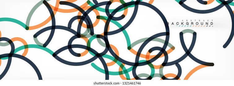 Abstract color lines on white. Modern colorful flow poster wave. Art design for your project. Vector illustration