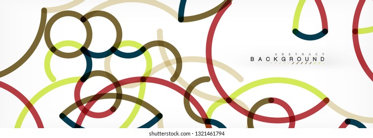 Abstract color lines on white. Modern colorful flow poster wave. Art design for your project. Vector illustration