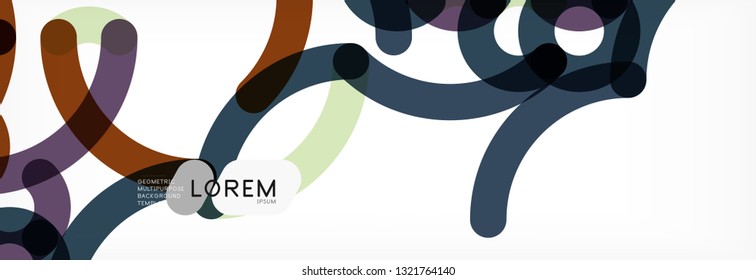 Abstract color lines on white. Modern colorful flow poster wave. Art design for your project. Vector illustration