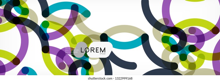 Abstract color lines on white. Modern colorful flow poster wave. Art design for your project. Vector illustration