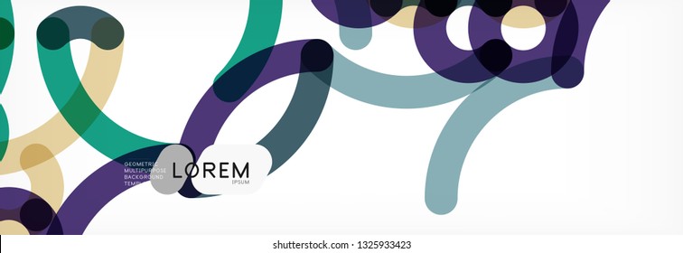Abstract color lines on white. Modern colorful flow poster wave. Art design for your project. Vector illustration