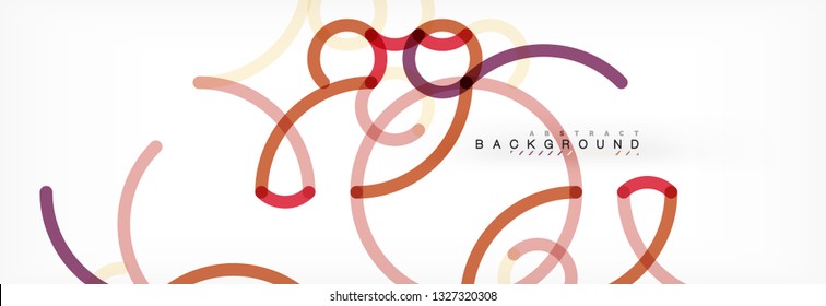 Abstract color lines on white. Modern colorful flow poster wave. Art design for your project. Vector illustration